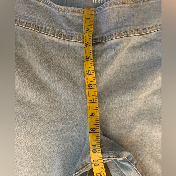 INC international concepts, blue denim, straight leg ankle pant size 12 - Picture 4 of 14